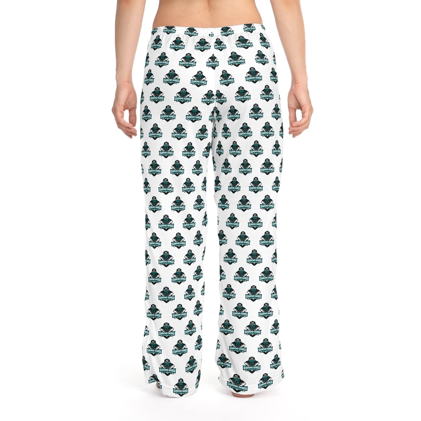 Women's Pajama Pants (AOP) Diamond Dawgs Baseball