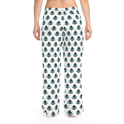 Women's Pajama Pants (AOP) Diamond Dawgs Baseball