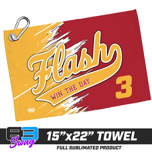 22"x15" Plush Towel - Flash Baseball