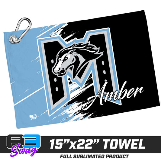 22"x15" Plush Towel - MHS Dance