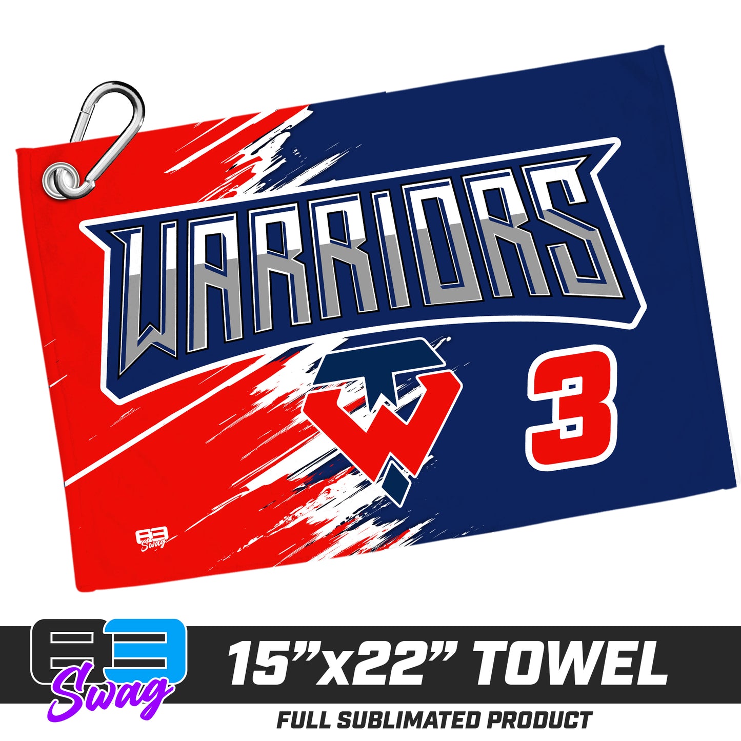 22"x15" Plush Towel - Tampa Warriors Baseball