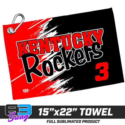 22"x15" Plush Towel - Kentucky Rockers Softball