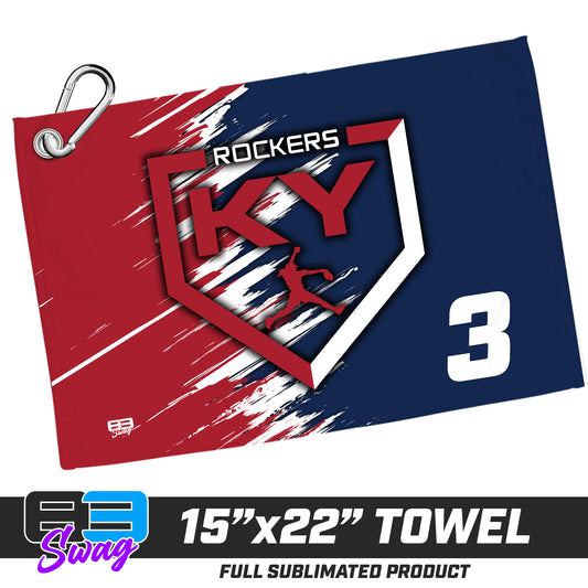 22"x15" Plush Towel - KY Rockers Softball