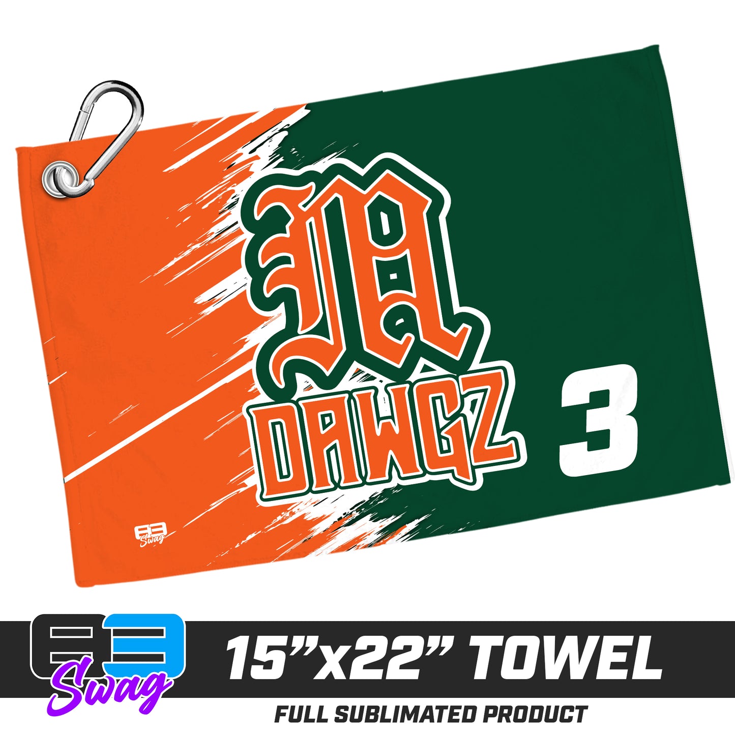 22"x15" Plush Towel - Miami Metro Dawgz