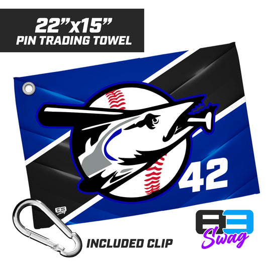 Jax Beach Baseball - CUDA Version - 22"x15" Pin Trading Towel