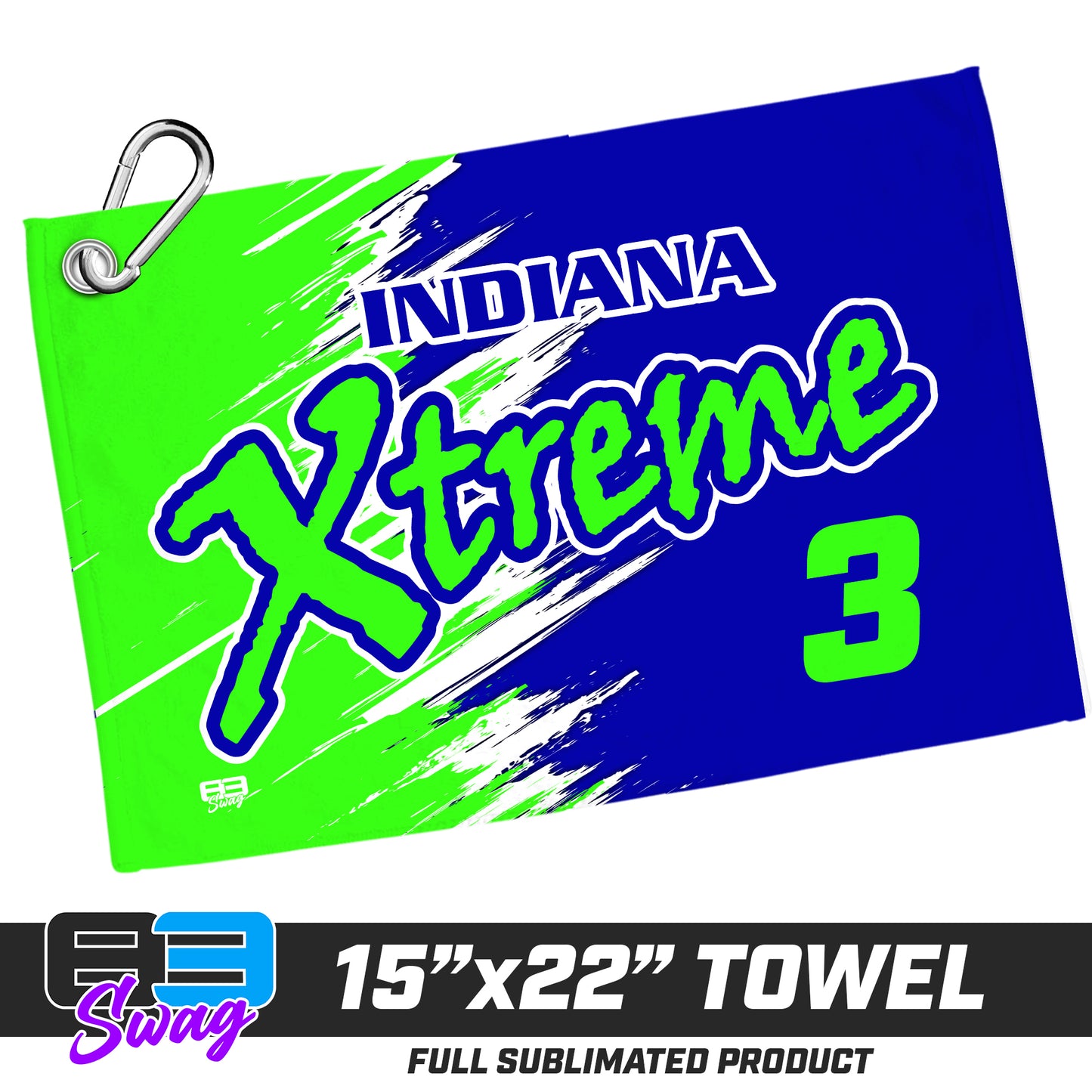 22"x15" Plush Towel - Indiana Xtreme Softball