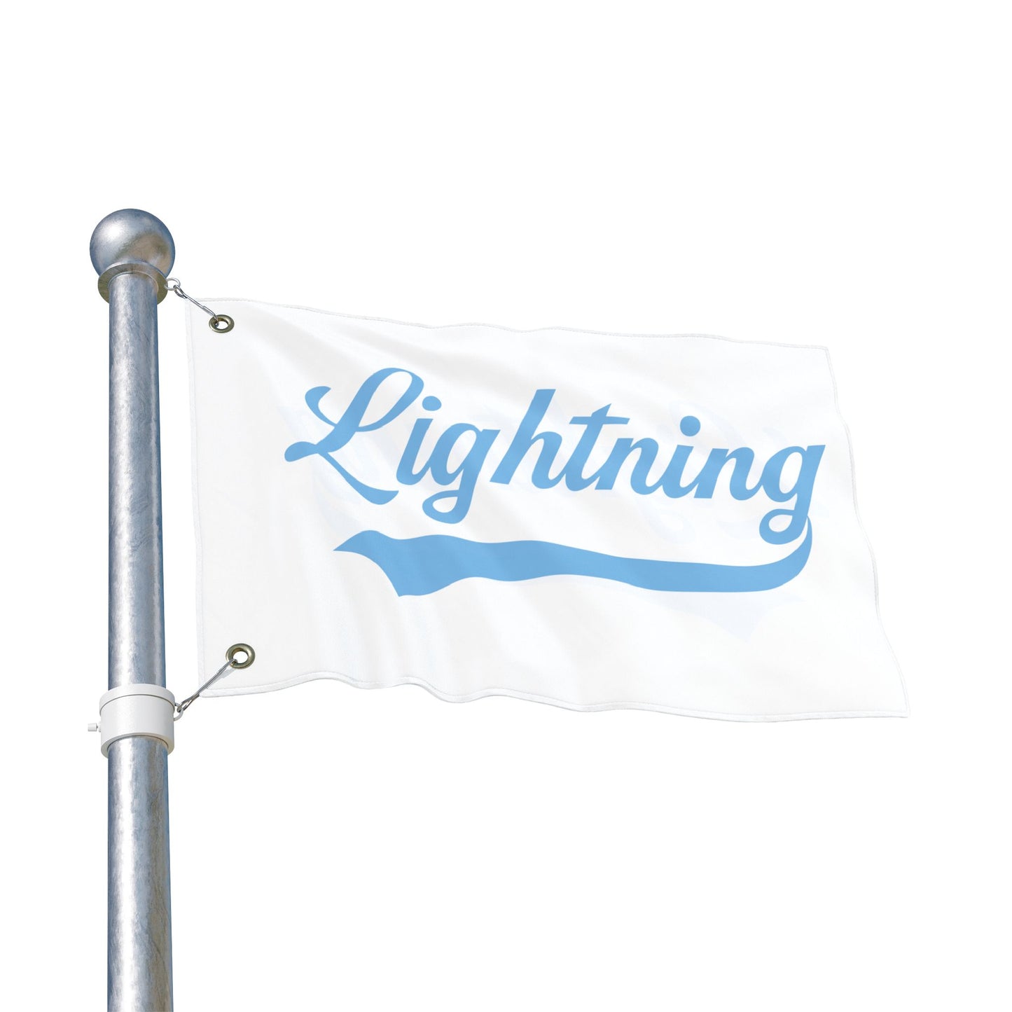 Double Sided Flag Lightning Baseball