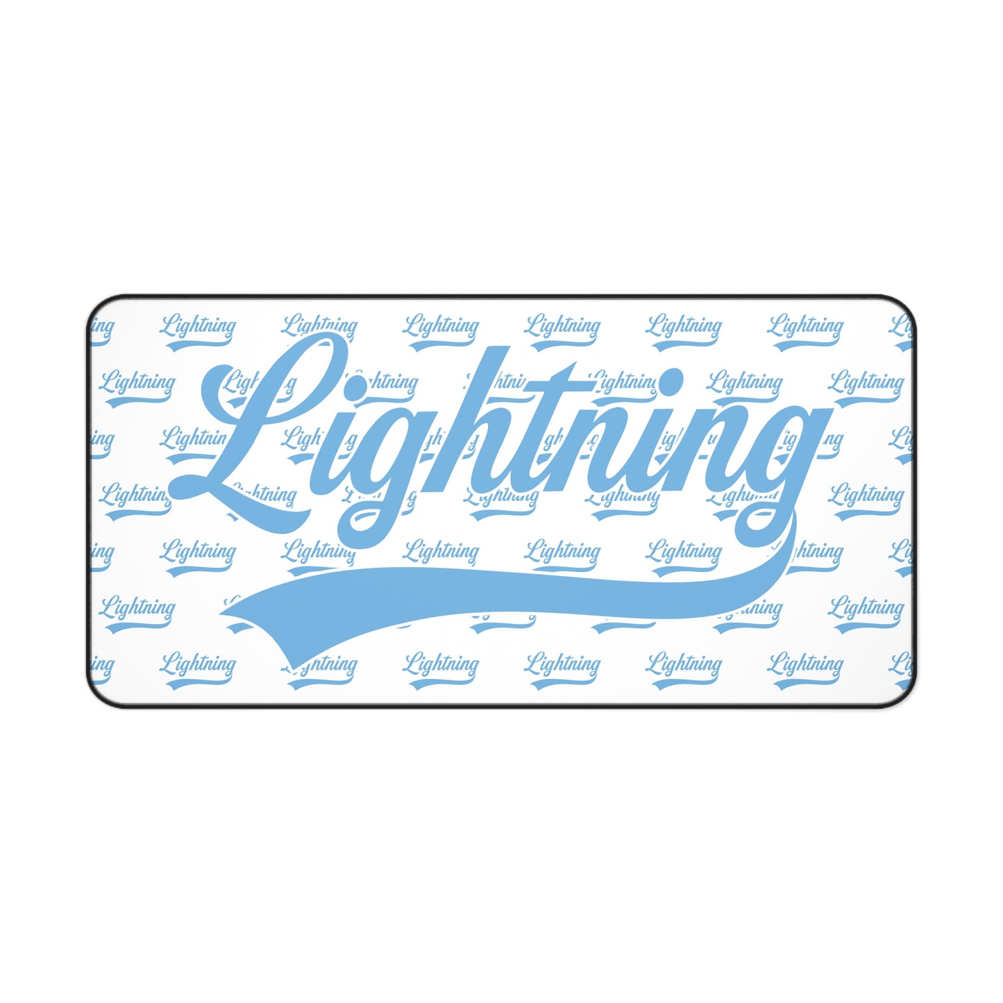 Desk Mat Lightning Baseball
