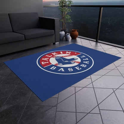 Outdoor Rug Talkin' Baseball