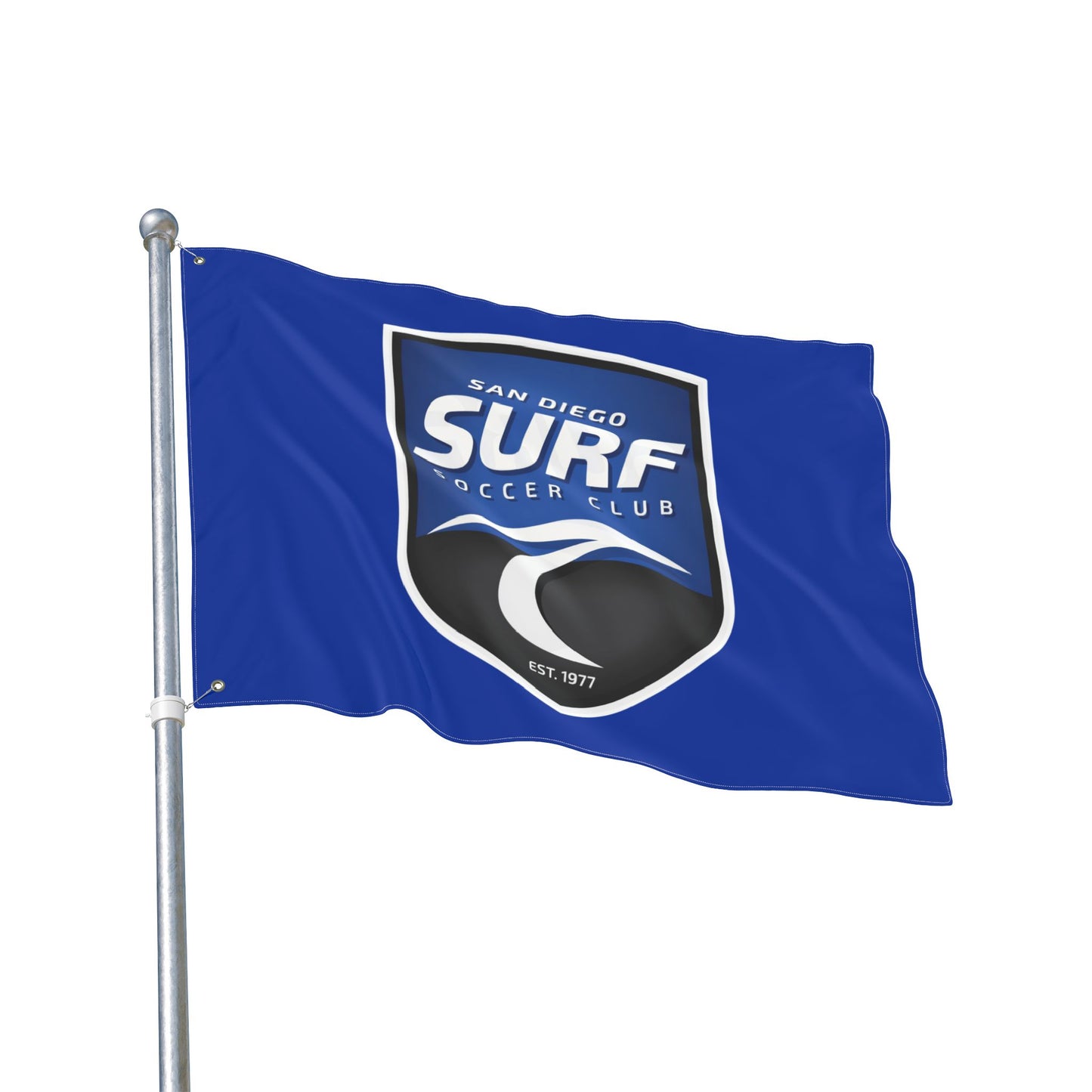 Double Sided Flag San Diego Surf Soccer