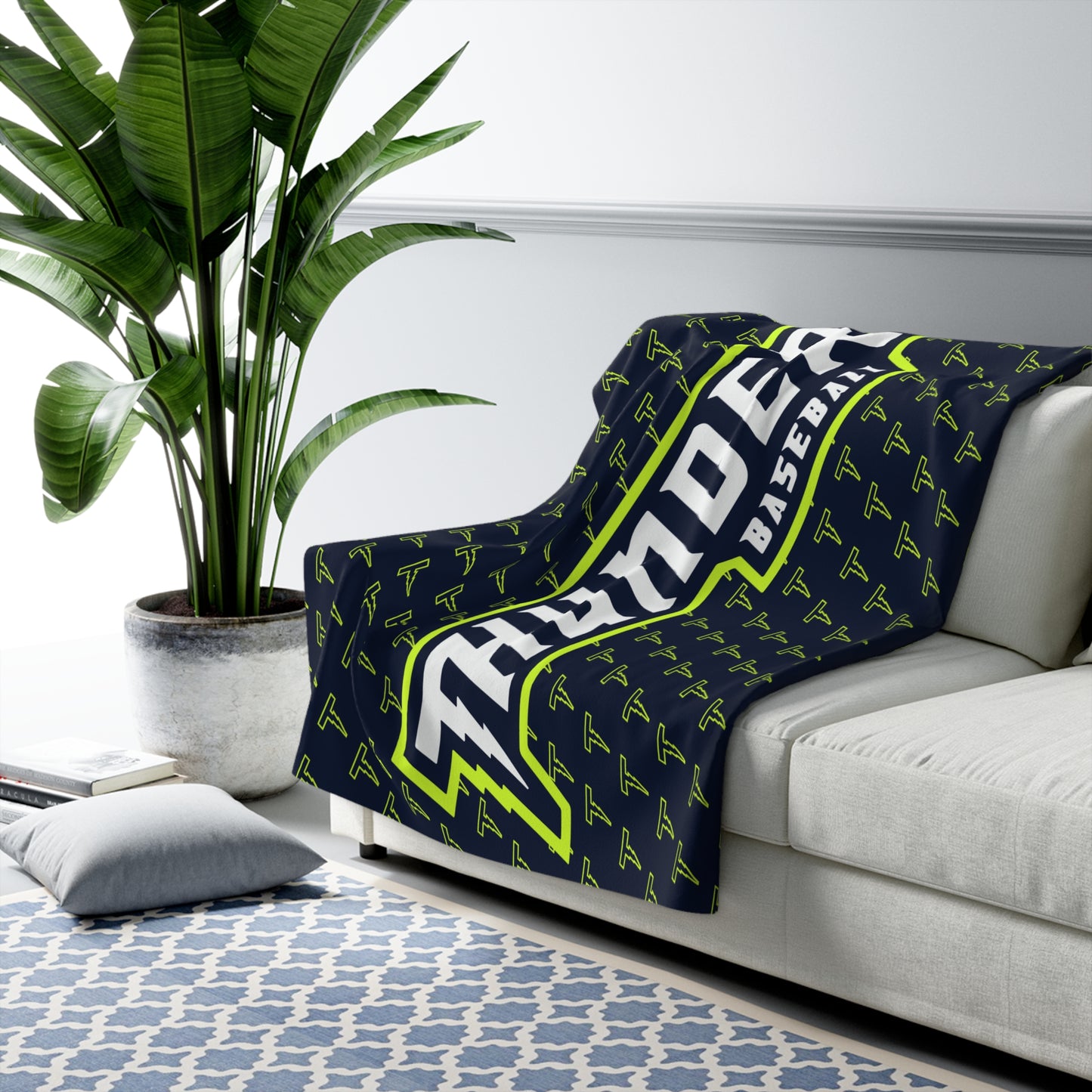 Thunder Sherpa Fleece Blanket