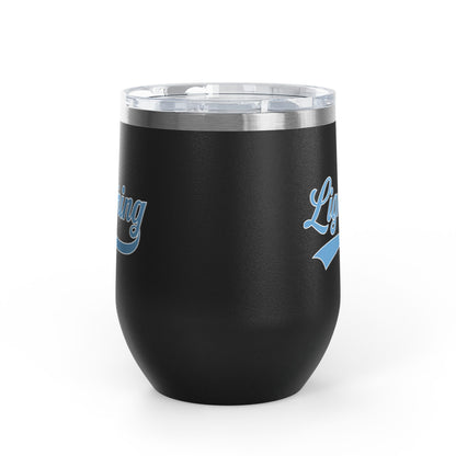 Lightning Baseball - Wine Tumbler, 12oz