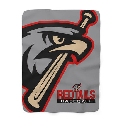 Sherpa Fleece Blanket MSA Redtails Baseball