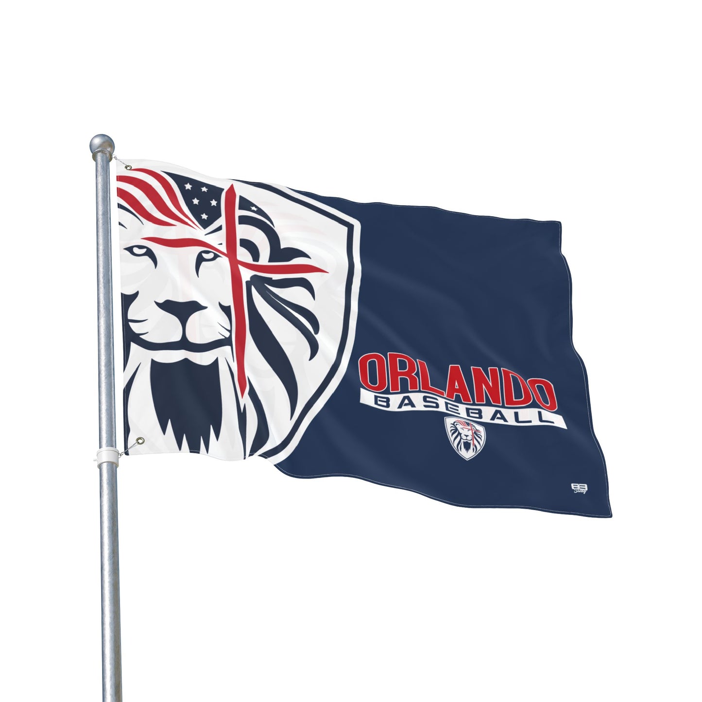 Double Sided Flag Orlando Lions Baseball