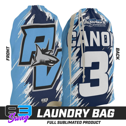 28"x36" Laundry Bag - Ponte Vedra Sharks Baseball - 83Swag