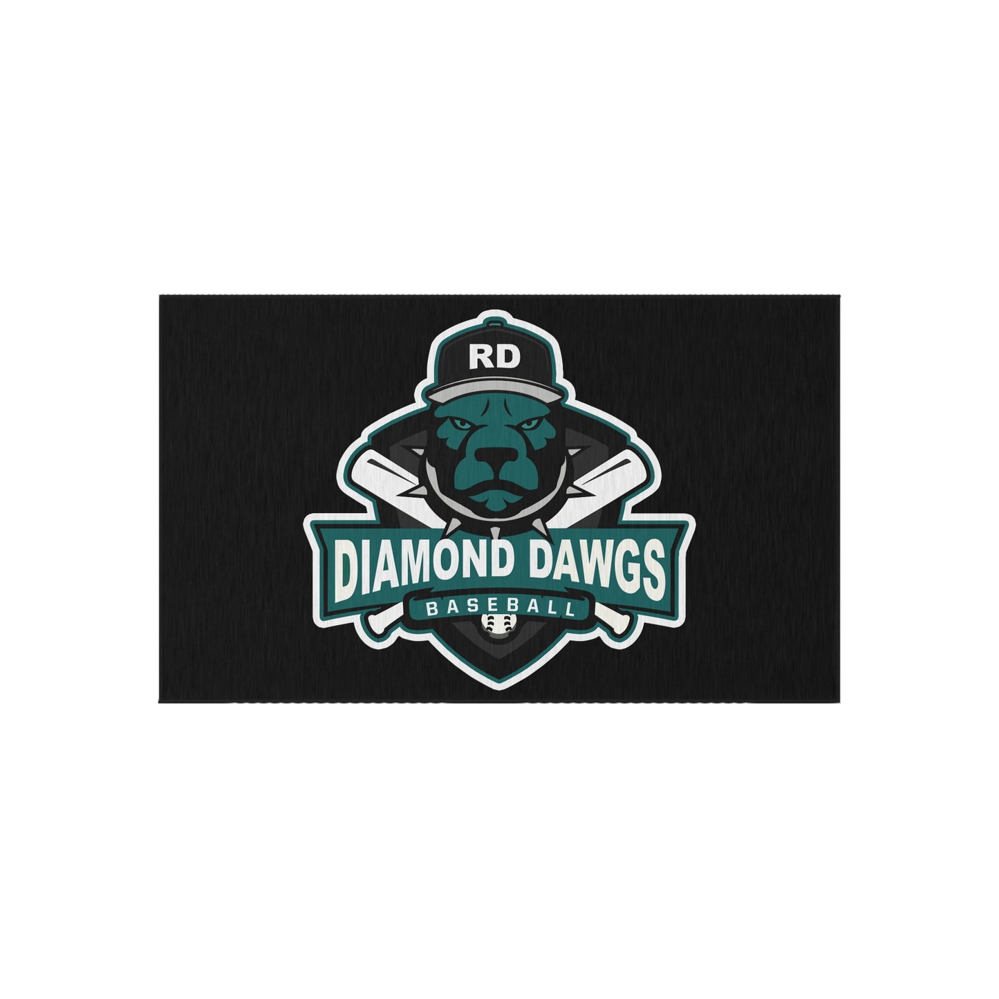 Outdoor Rug Diamond Dawgs Baseball