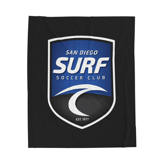 Velveteen Plush Blanket San Diego Surf Soccer
