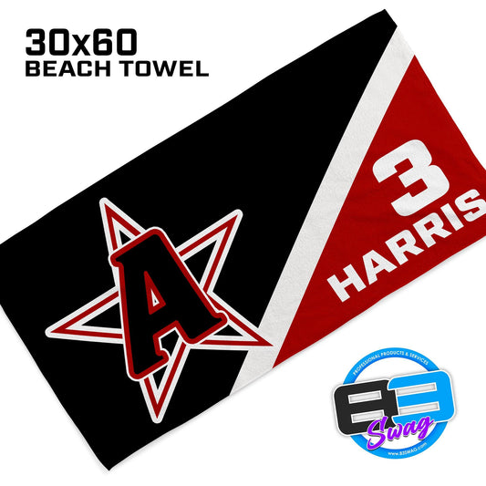 30"x60" Beach Towel - Ashford 10u All-Stars - 83Swag