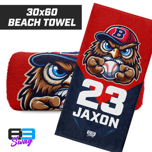30"x60" Beach Towel - Bay Area Barnstormers - 83Swag