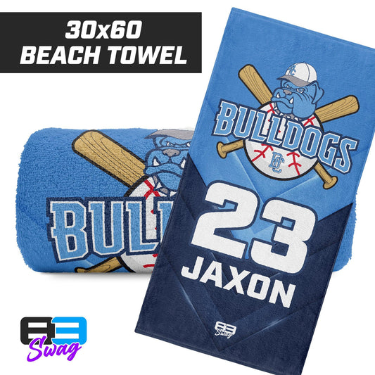 30"x60" Beach Towel - BC Bulldogs - 83Swag
