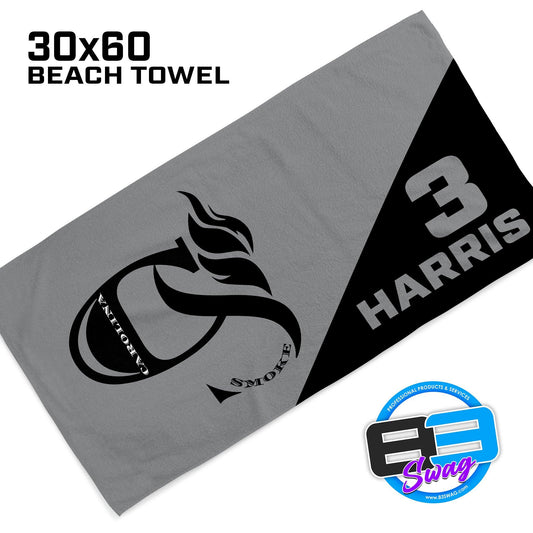 30"x60" Beach Towel - Carolina Smoke - 83Swag