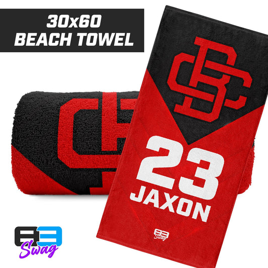 30"x60" Beach Towel - Creeks Baseball Club - 83Swag