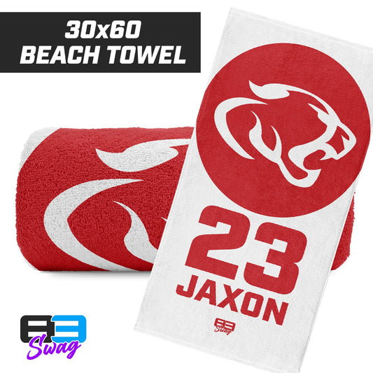 30"x60" Beach Towel - Crosby Cougars - 83Swag
