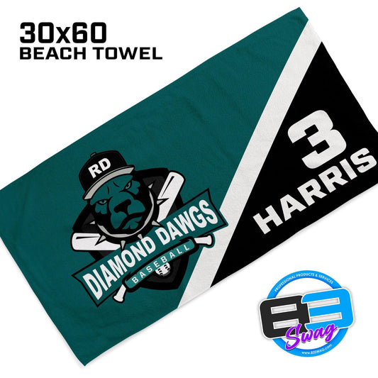 30"x60" Beach Towel - Diamond Dawgs - 83Swag