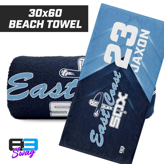 30"x60" Beach Towel - East Coast Sox Baseball - 83Swag