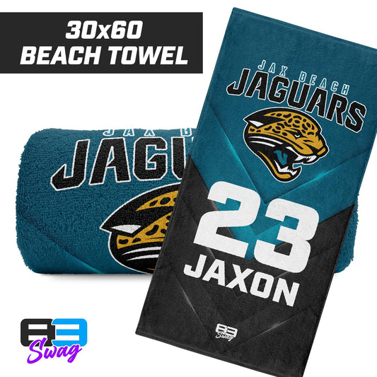 30"x60" Beach Towel - Jax Beach Jaguars Football - 83Swag