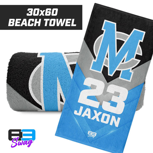 30"x60" Beach Towel - MC Stallions Baseball - 83Swag