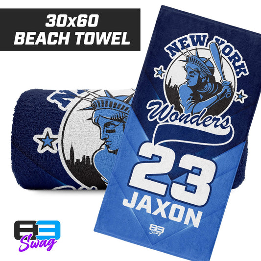 30"x60" Beach Towel - New York Wonders - 83Swag
