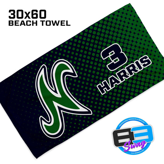 30"x60" Beach Towel - Northwood 11U Majors - 83Swag