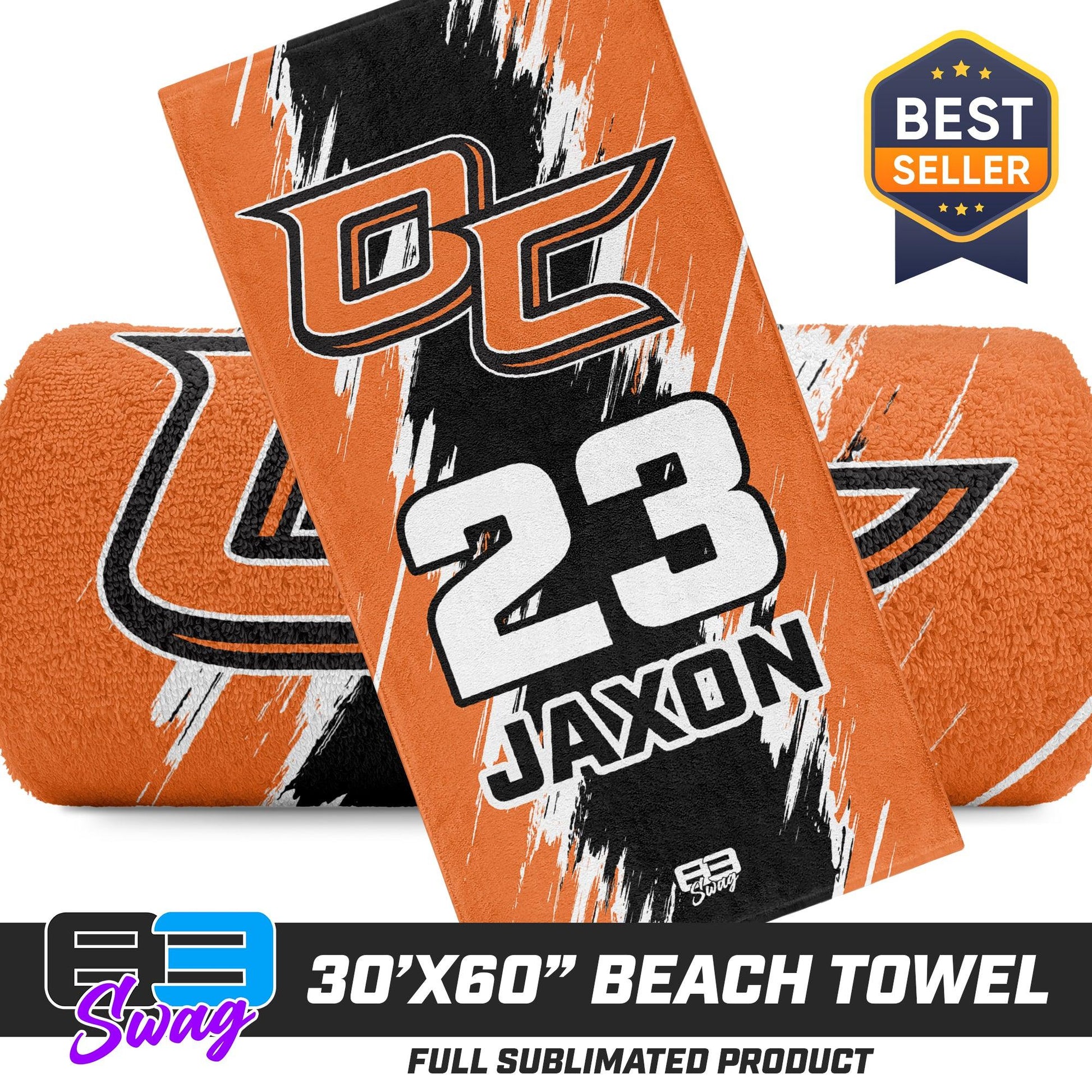 30"x60" Beach Towel - Orange County Hockey Club - 83Swag