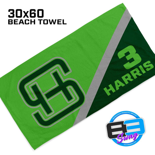 30"x60" Beach Towel - Southern Hustle - 83Swag