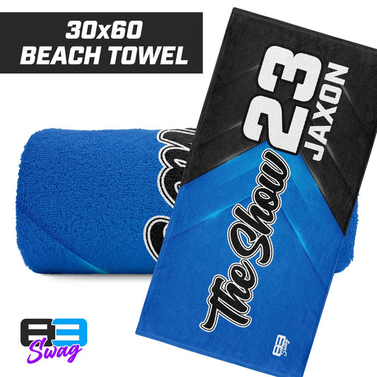 30"x60" Beach Towel - The Show Baseball - 83Swag