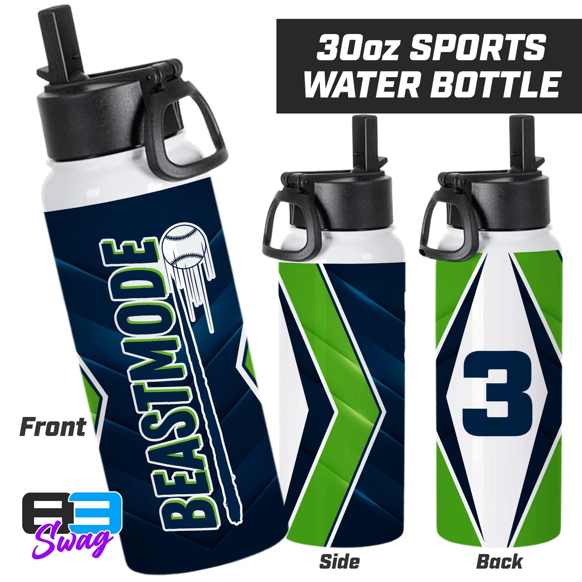 30oz Sports Tumbler - Arkansas Beastmode Baseball - 83Swag