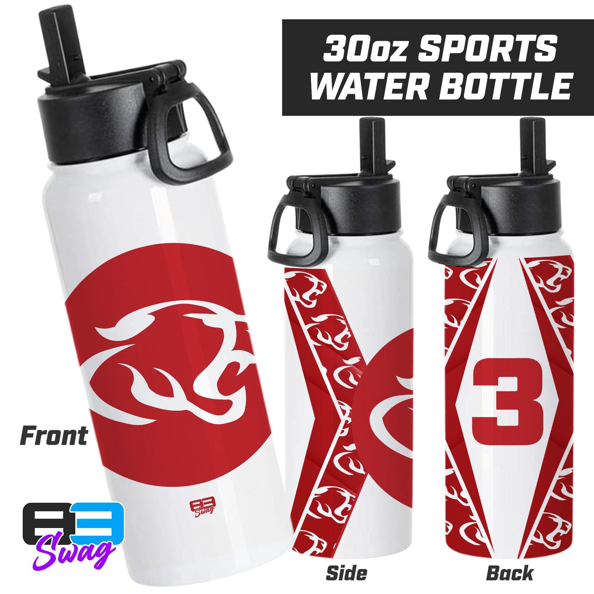 30oz Sports Tumbler - Crosby Cougars - 83Swag