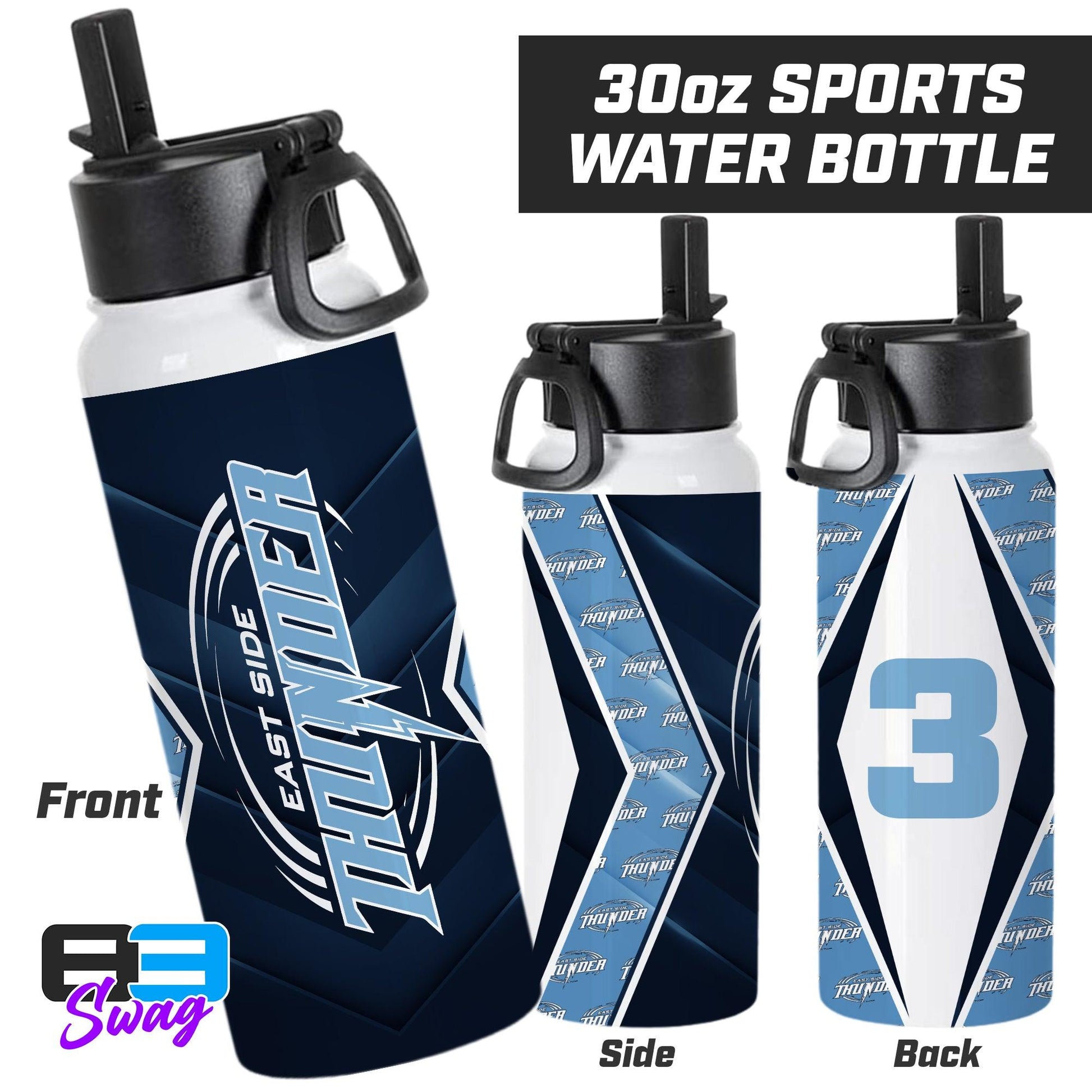 30oz Sports Tumbler - East Side Thunder - 83Swag