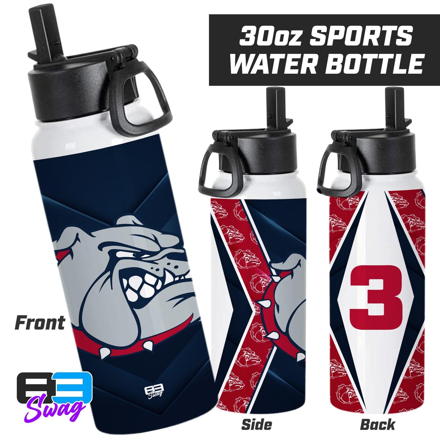 30oz Sports Tumbler - Maumelle Bulldogs Baseball - 83Swag