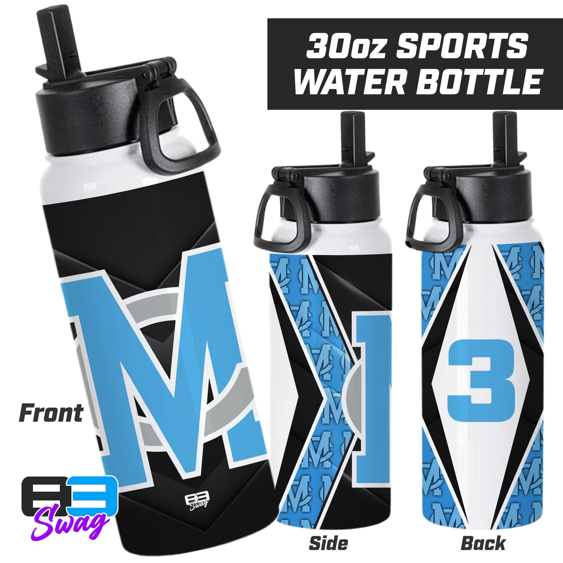 30oz Sports Tumbler - MC Stallions Baseball - 83Swag