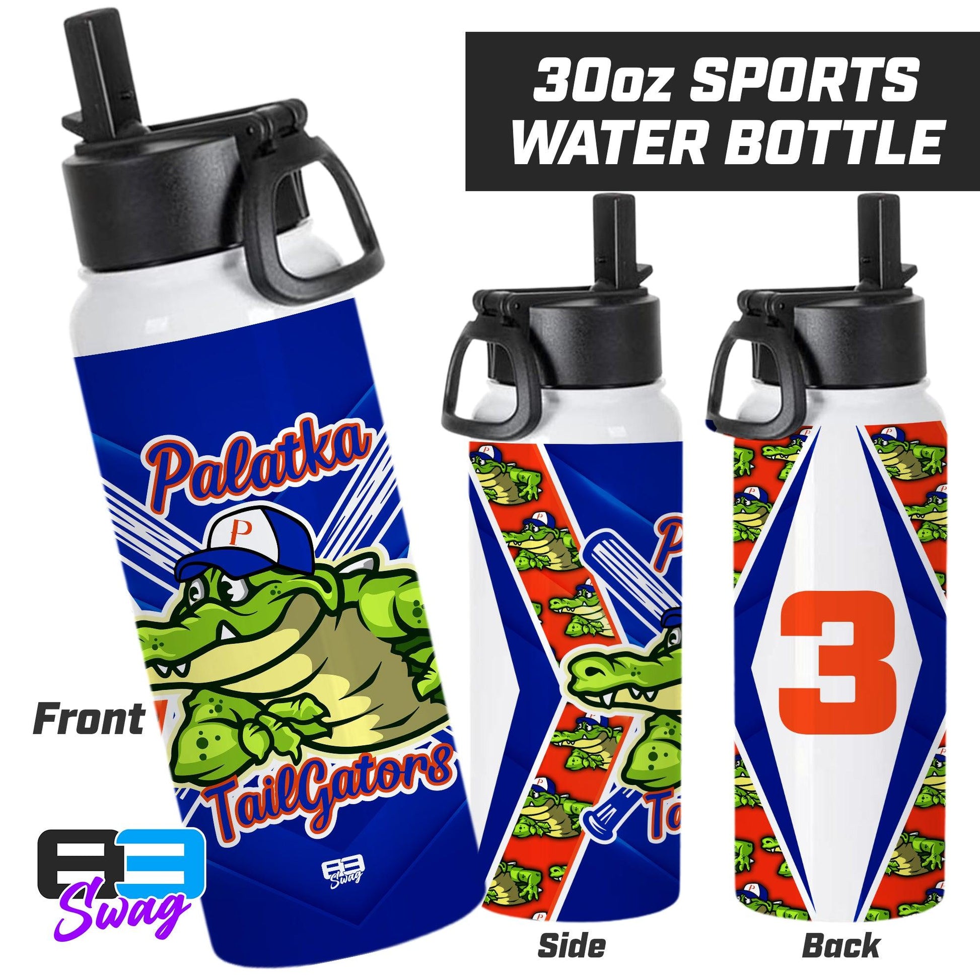 30oz Sports Tumbler - Palatka TailGators Baseball - 83Swag