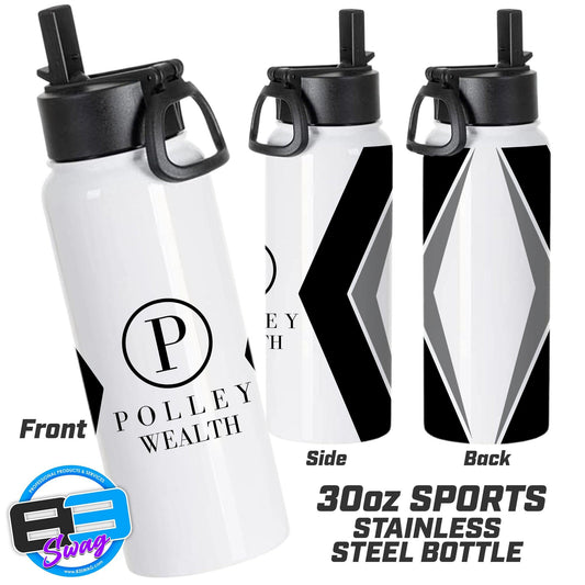 30oz Sports Tumbler - Polley Wealth Management - 83Swag