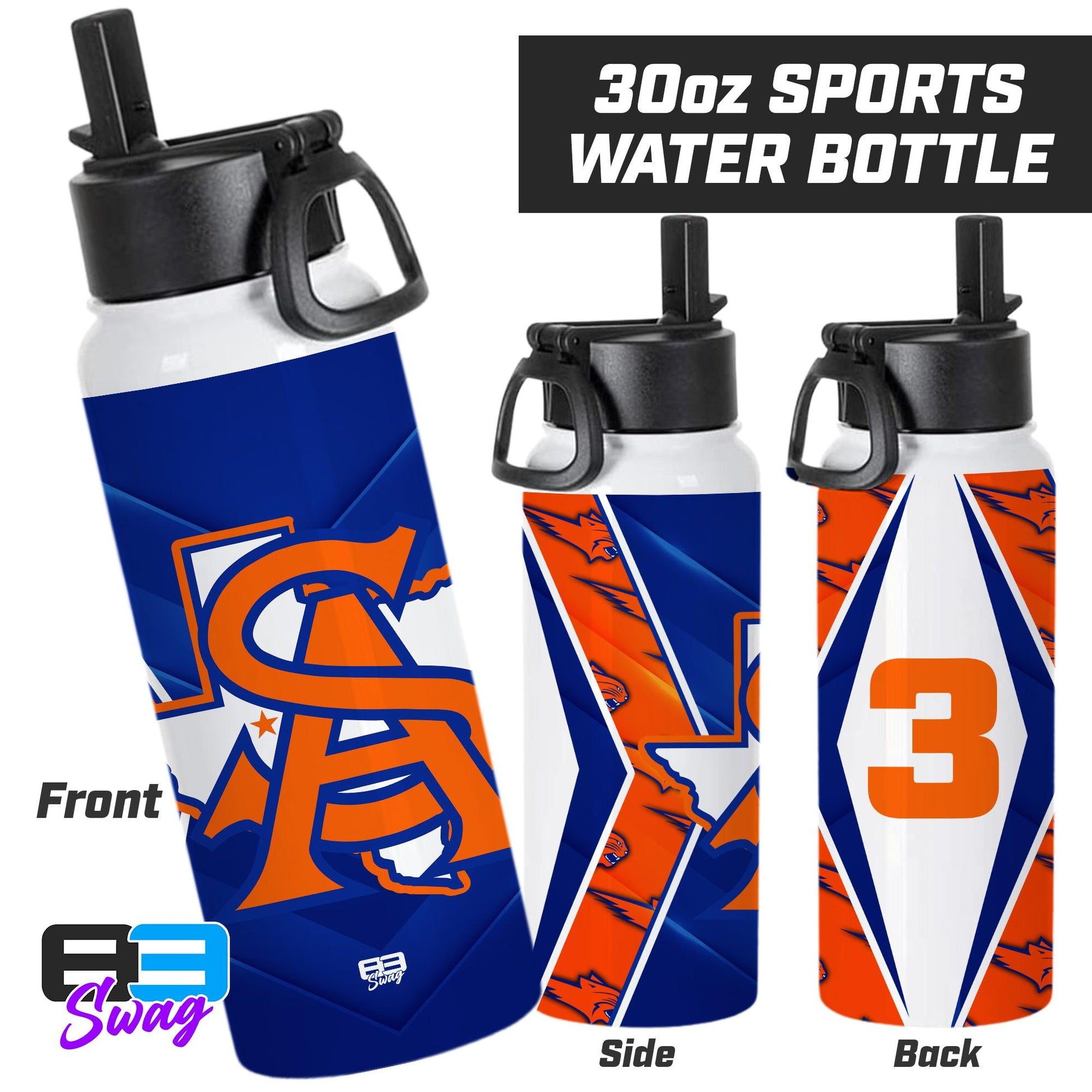 30oz Sports Tumbler - San Angelo Central Football - 83Swag