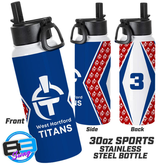 30oz Sports Tumbler - WHLL 12U Titans - 83Swag