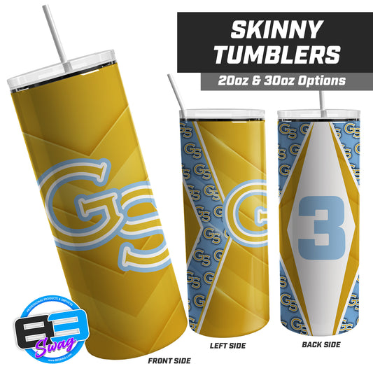 Golden Spikes Baseball - 20oz & 30oz Skinny Tumbler