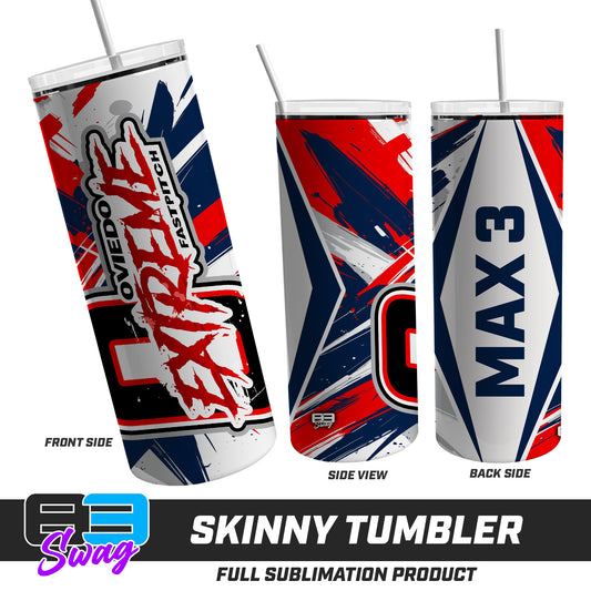 Skinny Metal Tumbler - Oviedo Extreme Softball
