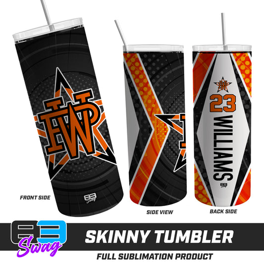 CUSTOM Skinny Metal Tumbler - Winter Park All-Stars