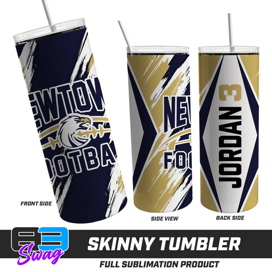 Skinny Metal Tumbler - Newtown Football