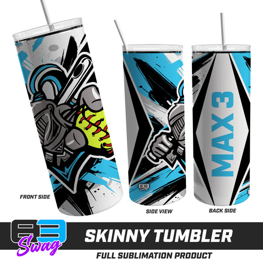 Skinny Metal Tumbler - Knights Softball
